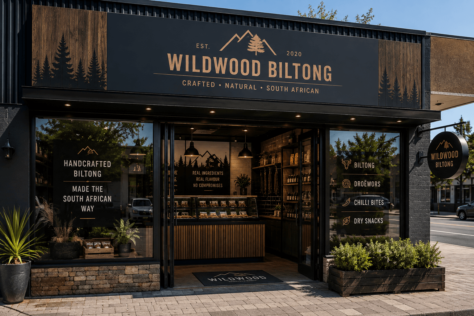 Wildwood Biltong shopfront